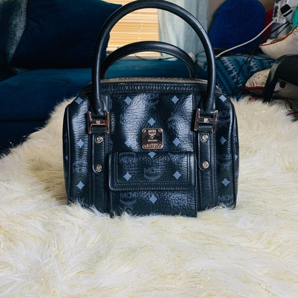 Vintage Black MCM Handbag
